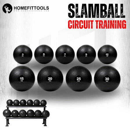 ลูกบอลทุ่มน้ำหนัก HOMEFITTOOLS SLAM BALL 5 KG_3